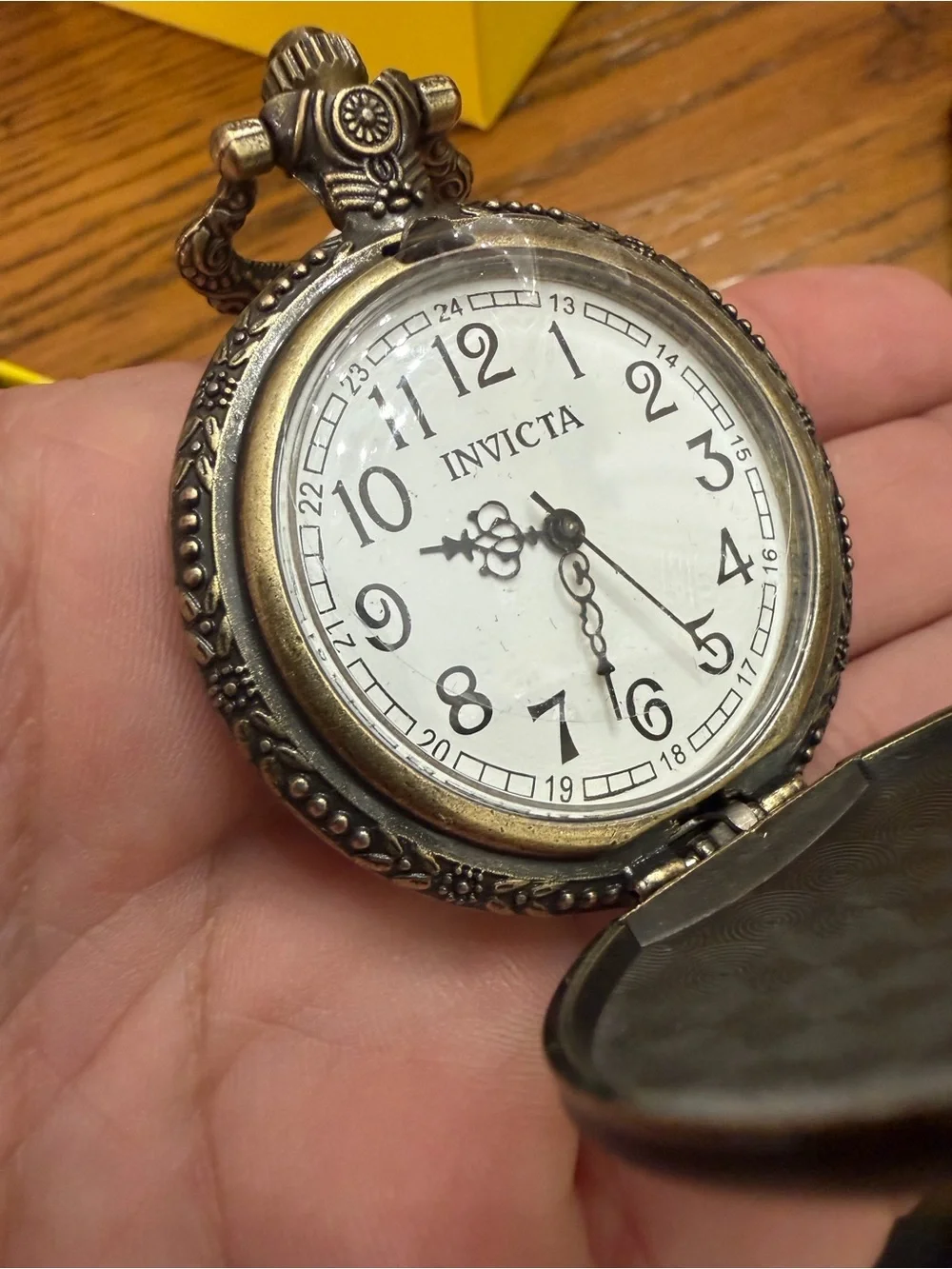 Invicta Bronze Astronomical Pocket Watch